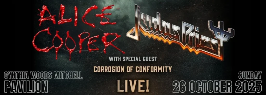 Alice Cooper & Judas Priest at The Cynthia Woods Mitchell Pavilion