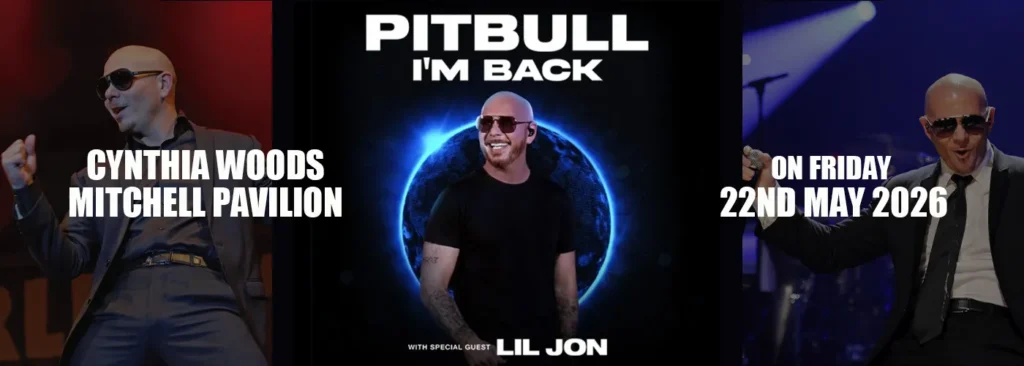 Pitbull & Lil Jon at The Cynthia Woods Mitchell Pavilion
