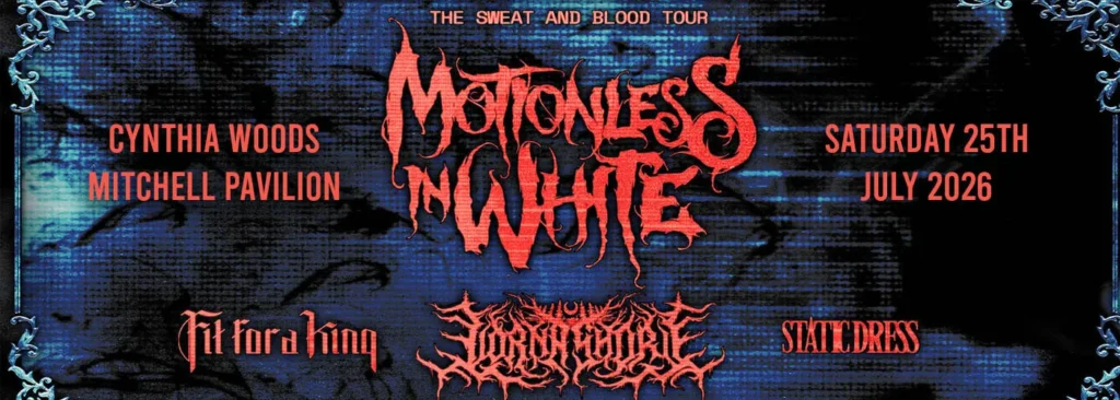 Motionless In White at The Cynthia Woods Mitchell Pavilion