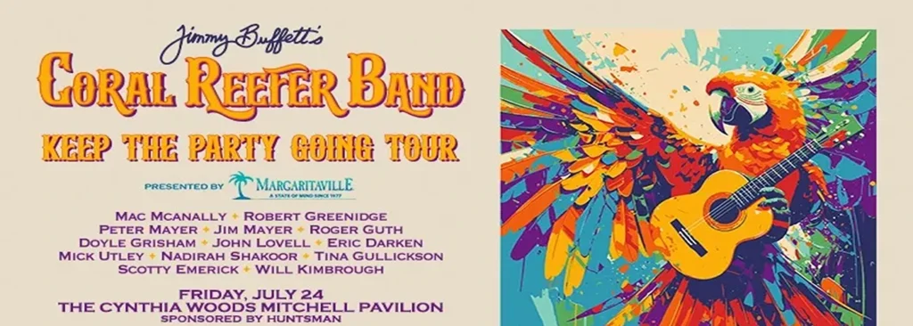 Jimmy Buffett's Coral Reefer Band at The Cynthia Woods Mitchell Pavilion