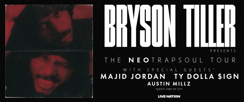 Bryson Tiller at The Cynthia Woods Mitchell Pavilion